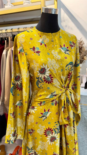 Eid23 - Batik Wrap Dress (Manufactured Label)